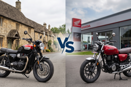 Triumph Bonneville 400 vs Honda CB350