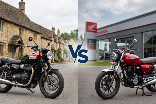 Triumph Bonneville 400 vs Honda CB350