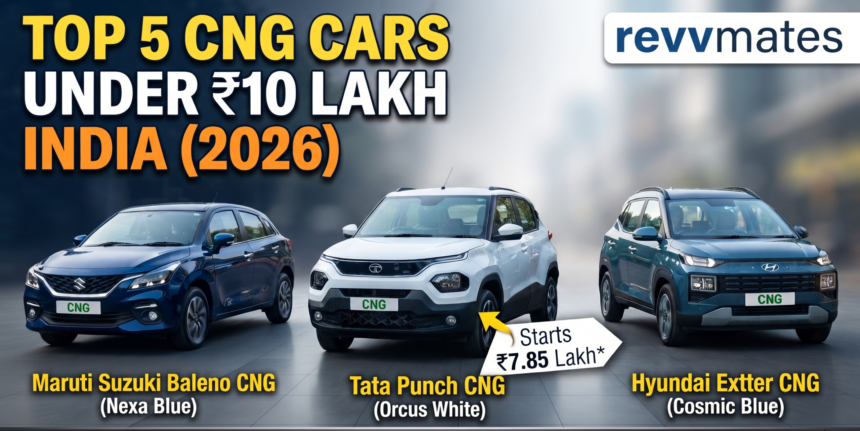 best cng cars under 10 lakh in india