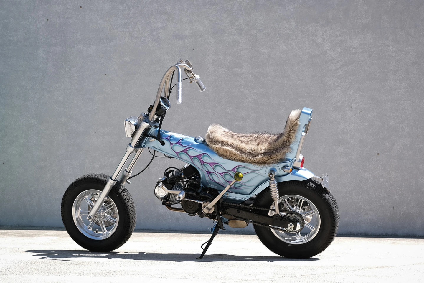 This one comes with a hand-shifted manual transmission