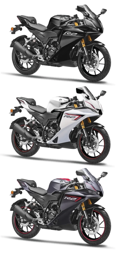 Beyond Yamaha's signature blue, the R2 comes in these other handsome colorways too