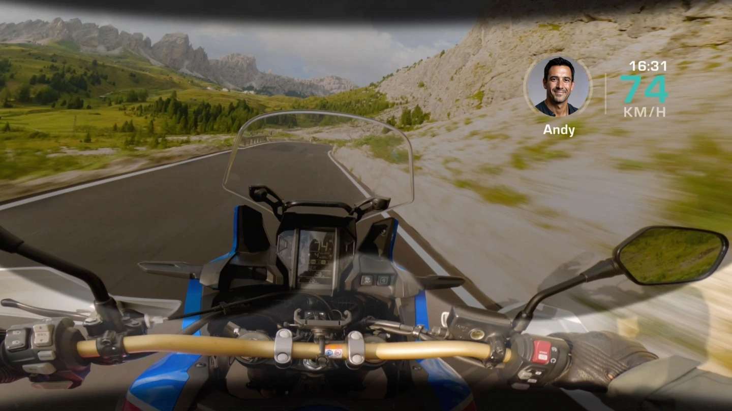 Navigation, calls, speed metrics? All in front of your eyes