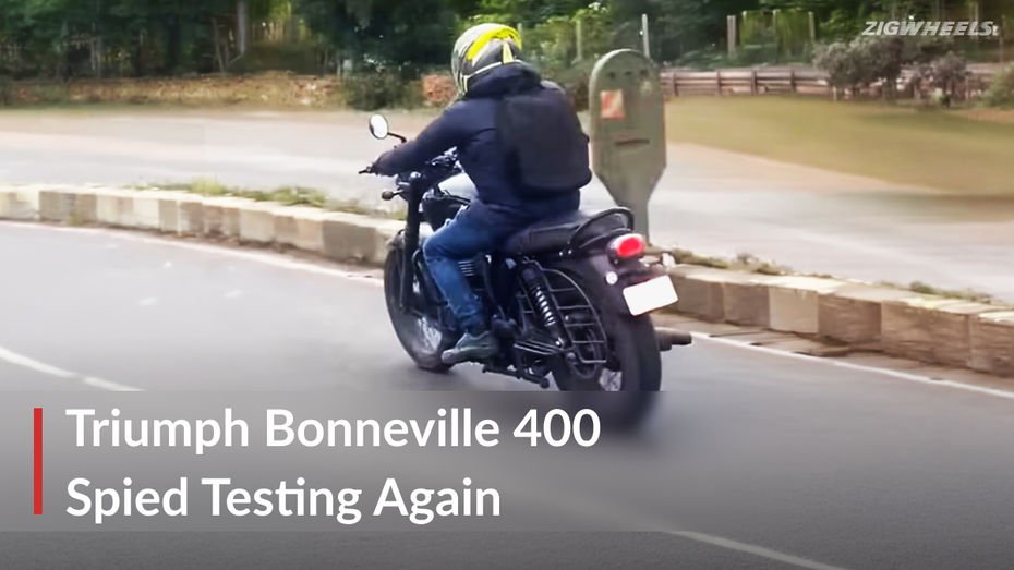 Upcoming Triumph Bonneville 400 Spied Again Upcoming Triumph Bonneville 400 Spied Again