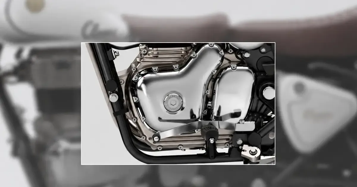 Classic 350 Signature White Engine
