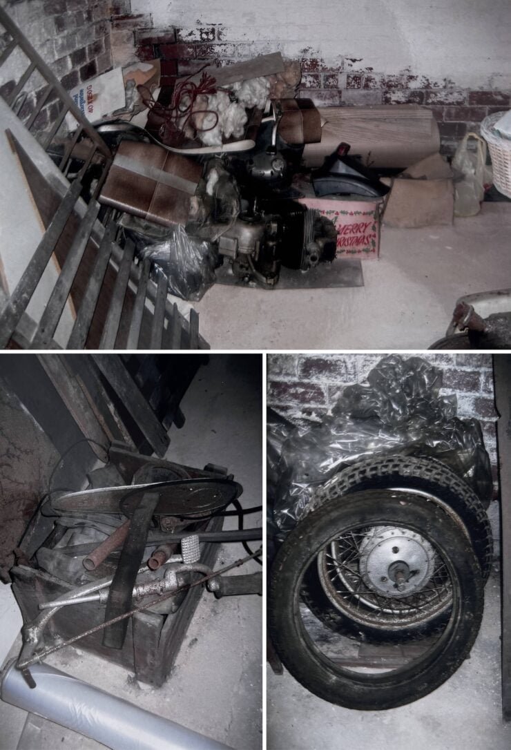 Norton Dominator 88 Parts Collage