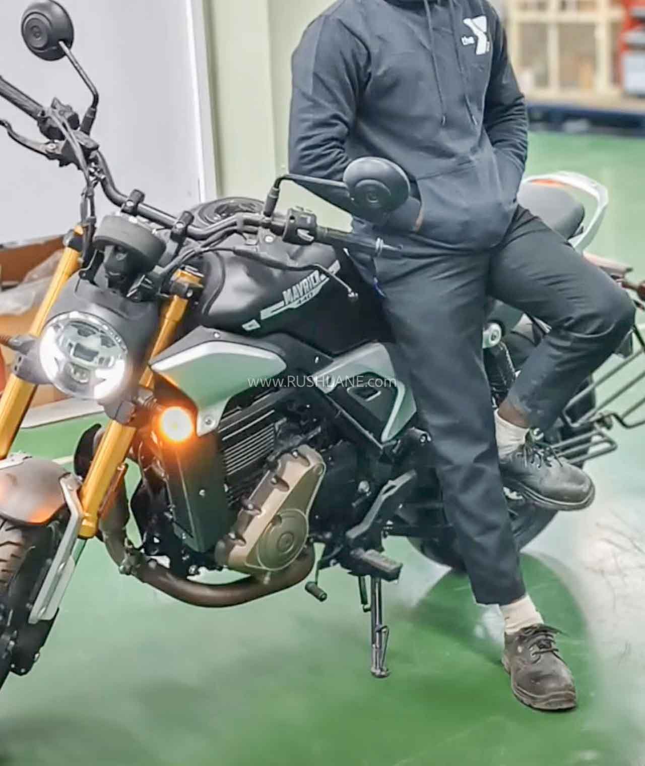 Hero Mavrick 440 USD + TFT Variant Spied