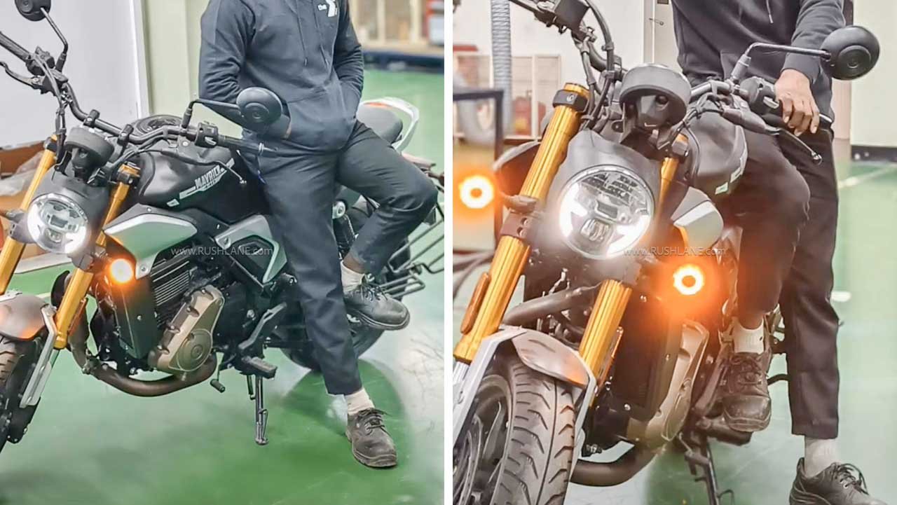 Hero Mavrick 440 USD + TFT Variant Spied