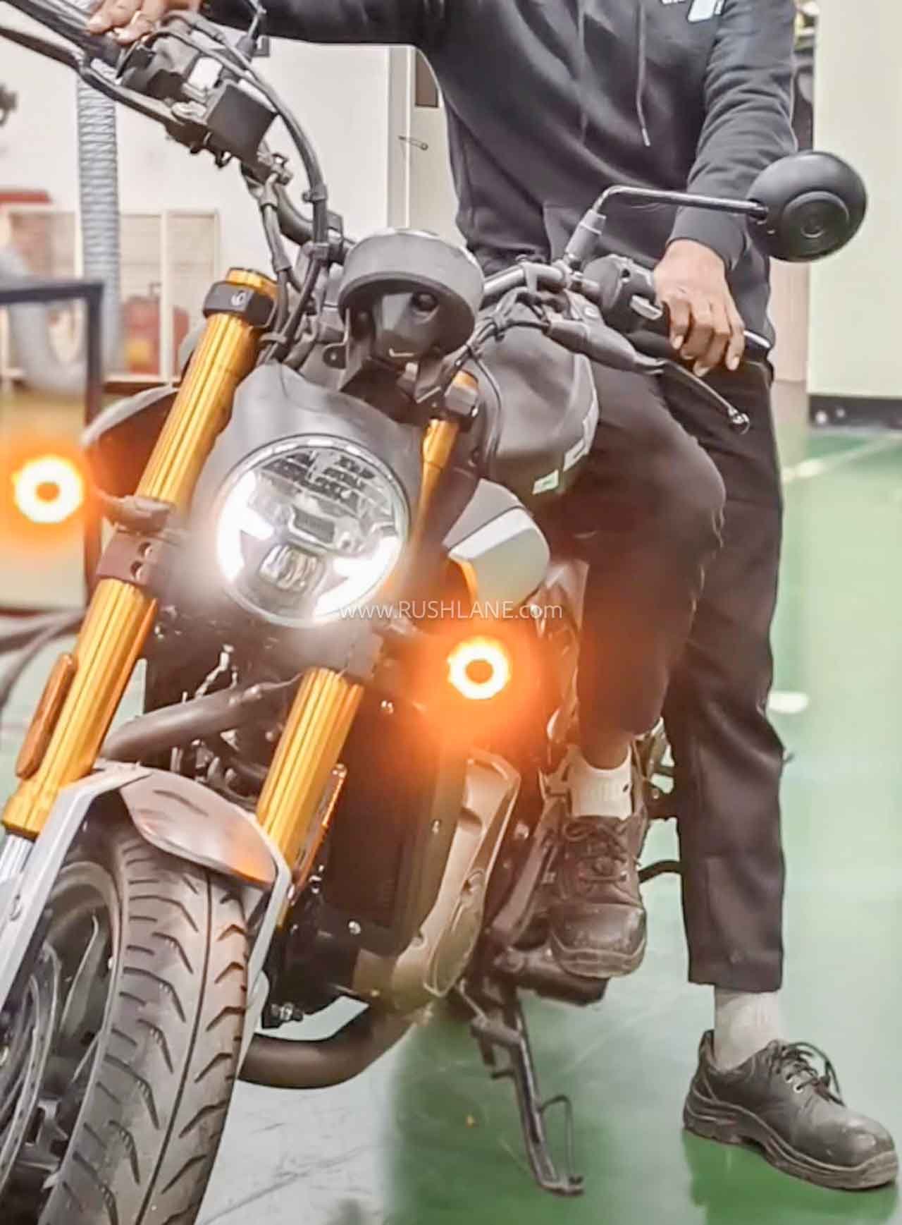 Hero Mavrick 440 USD + TFT Variant Spied