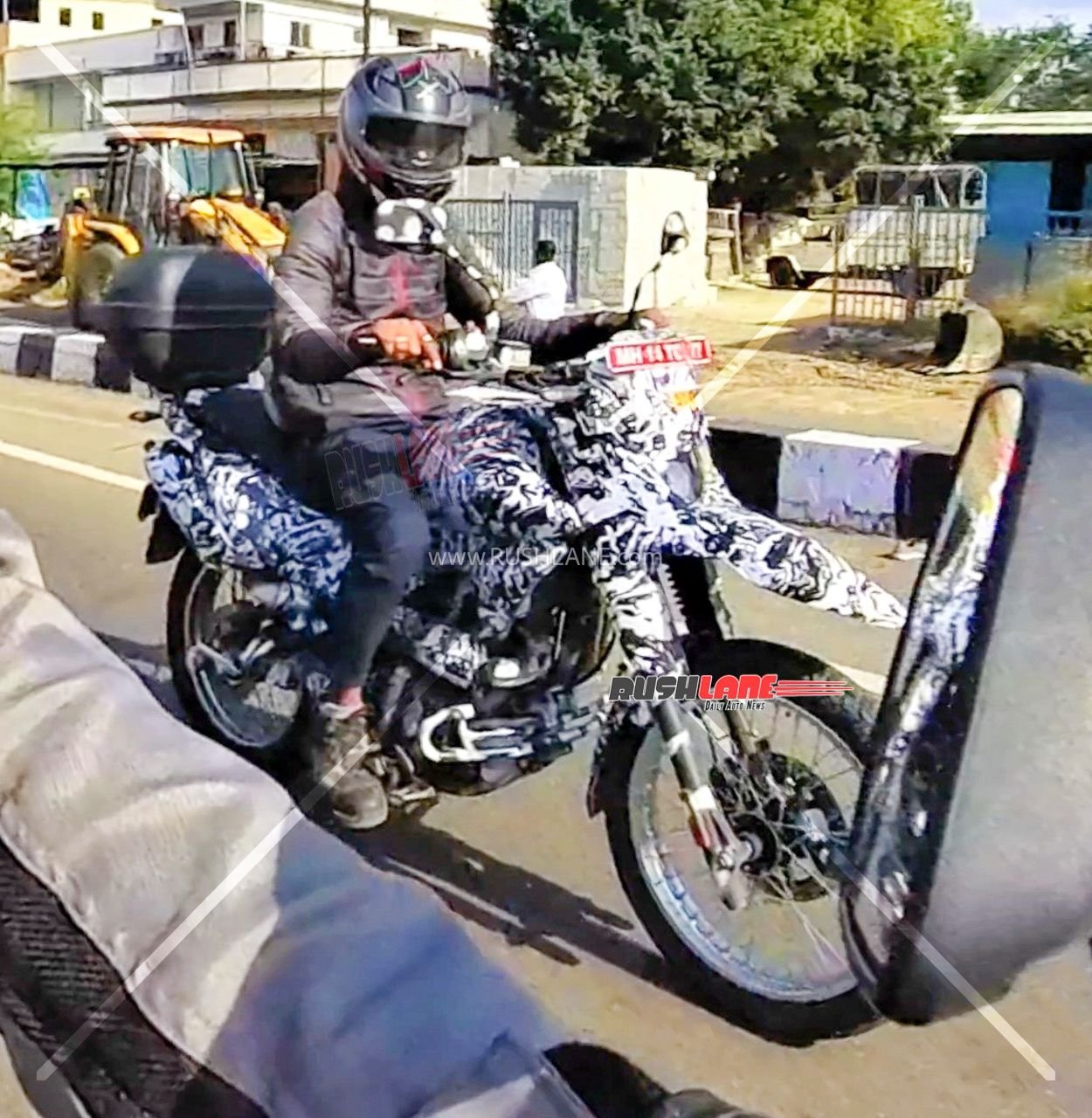 New Bajaj ADV Spied