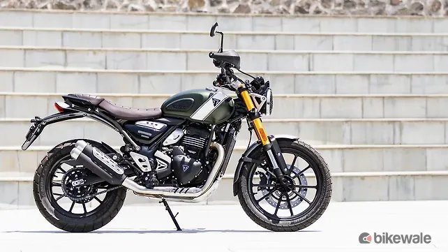 Triumph Scrambler 400 X Right Side View Triumph Scrambler 400 X Right Side View