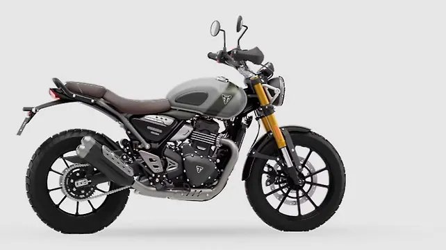 Triumph Scrambler 400 X Right Side View Triumph Scrambler 400 X Right Side View