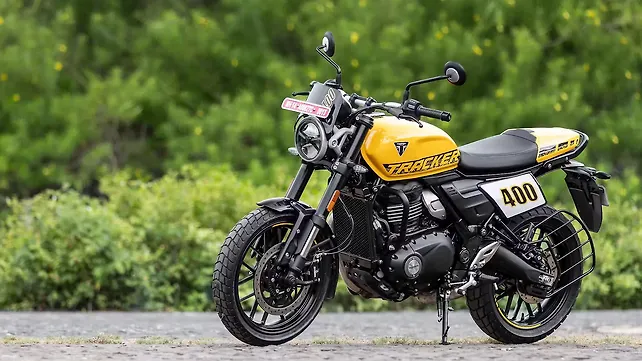 Triumph Tracker 400 Right Side View