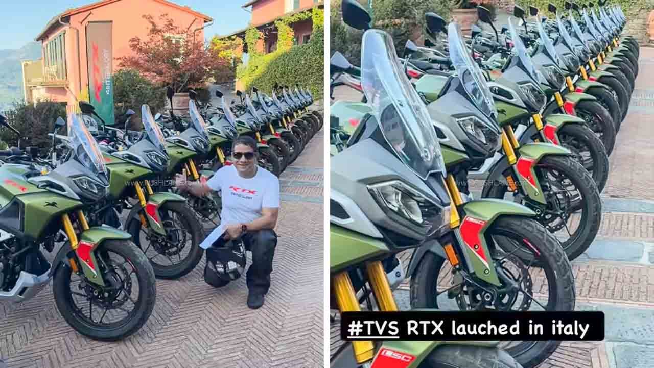 TVS Apache RTX 300 Italy Launch