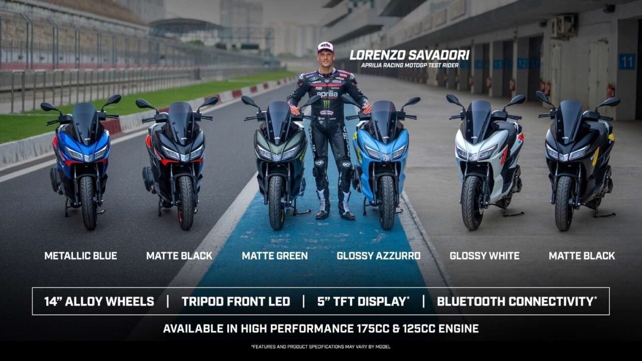2026 Aprilia SXR GT Scooters