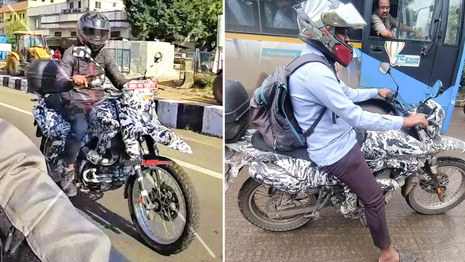 Upcoming Bajaj ADV Motorcycle Spied