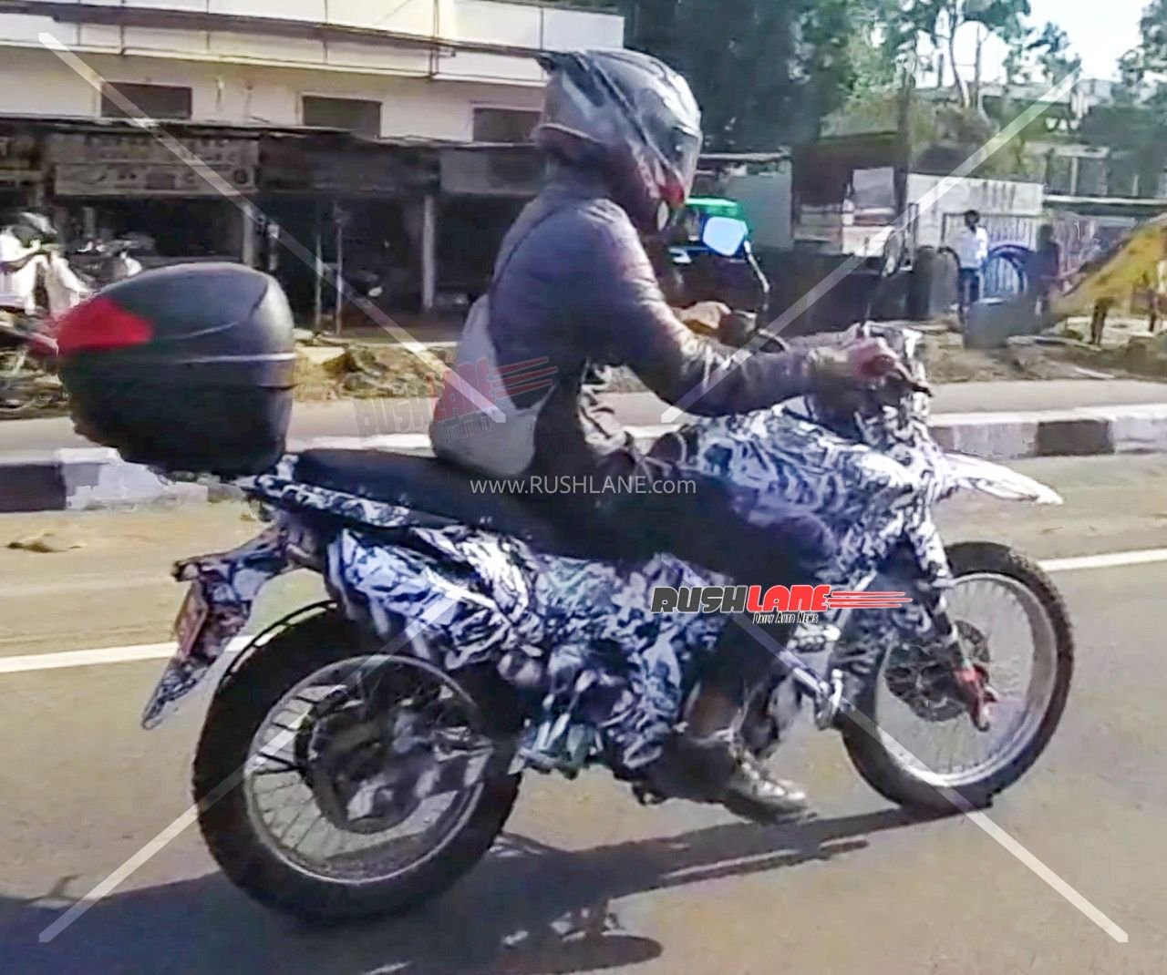 New Bajaj ADV Spied