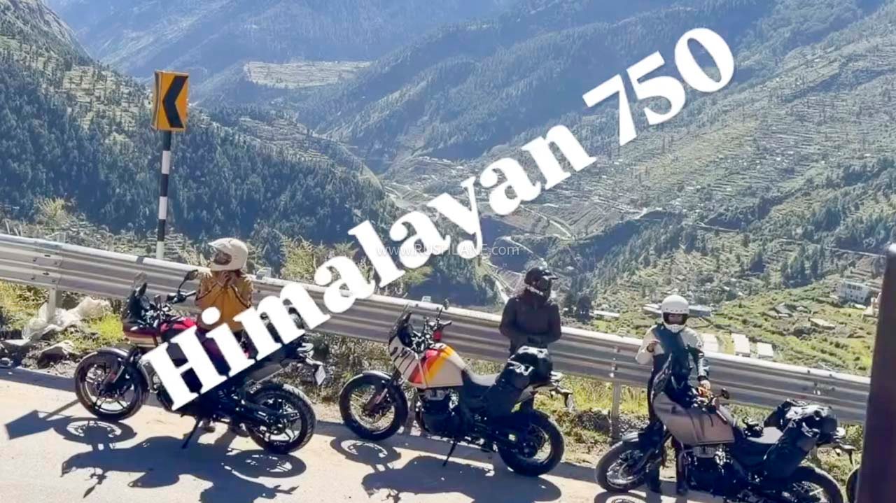 RE Himalayan 750 Spied