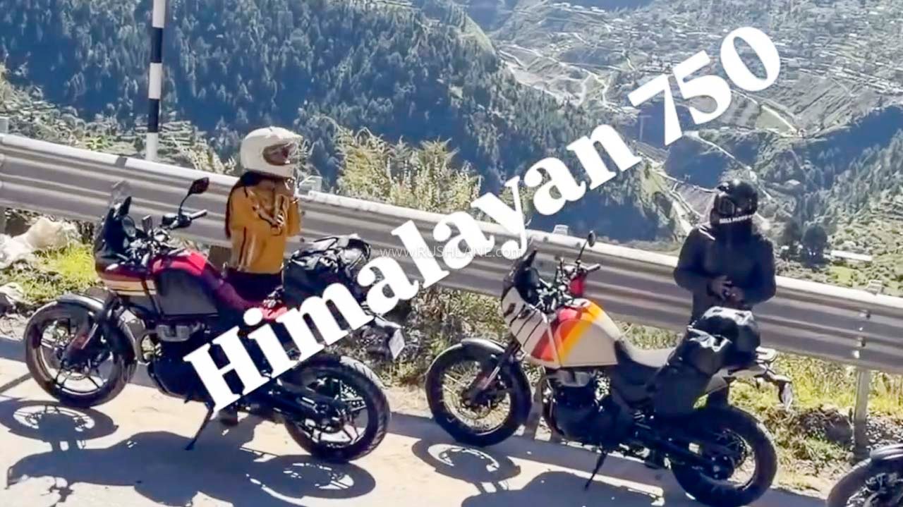 RE Himalayan 750 Spied