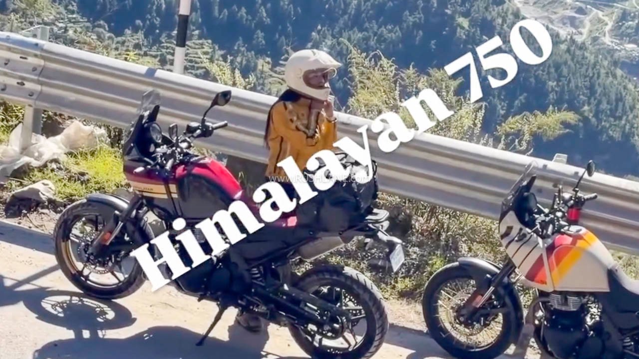 RE Himalayan 750 Spied
