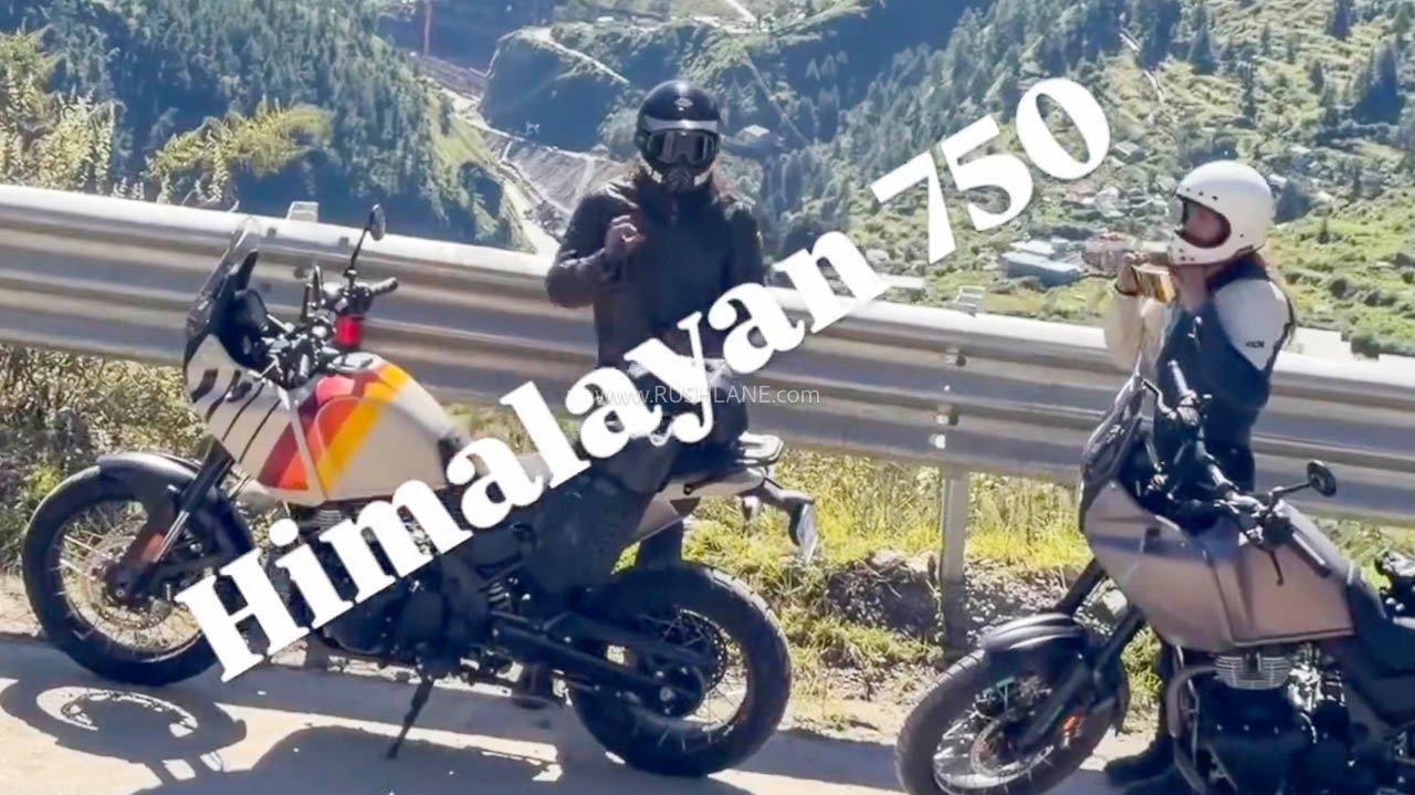 RE Himalayan 750 Spied