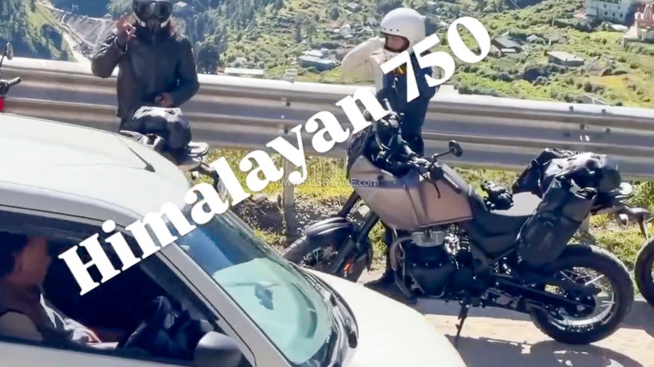 RE Himalayan 750 Spied