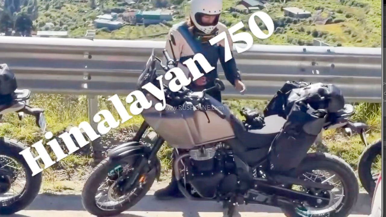 RE Himalayan 750 Spied
